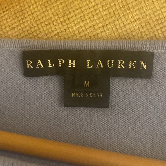 Ralph Lauren Black Label Cashmere Sweater Medium - Picture 8 of 9